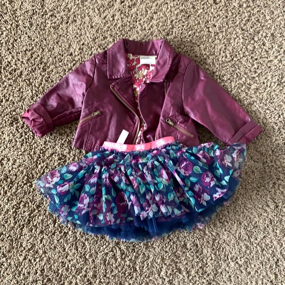 OshKosh B'gosh Other - Pho leather jacket and fluffy skirt